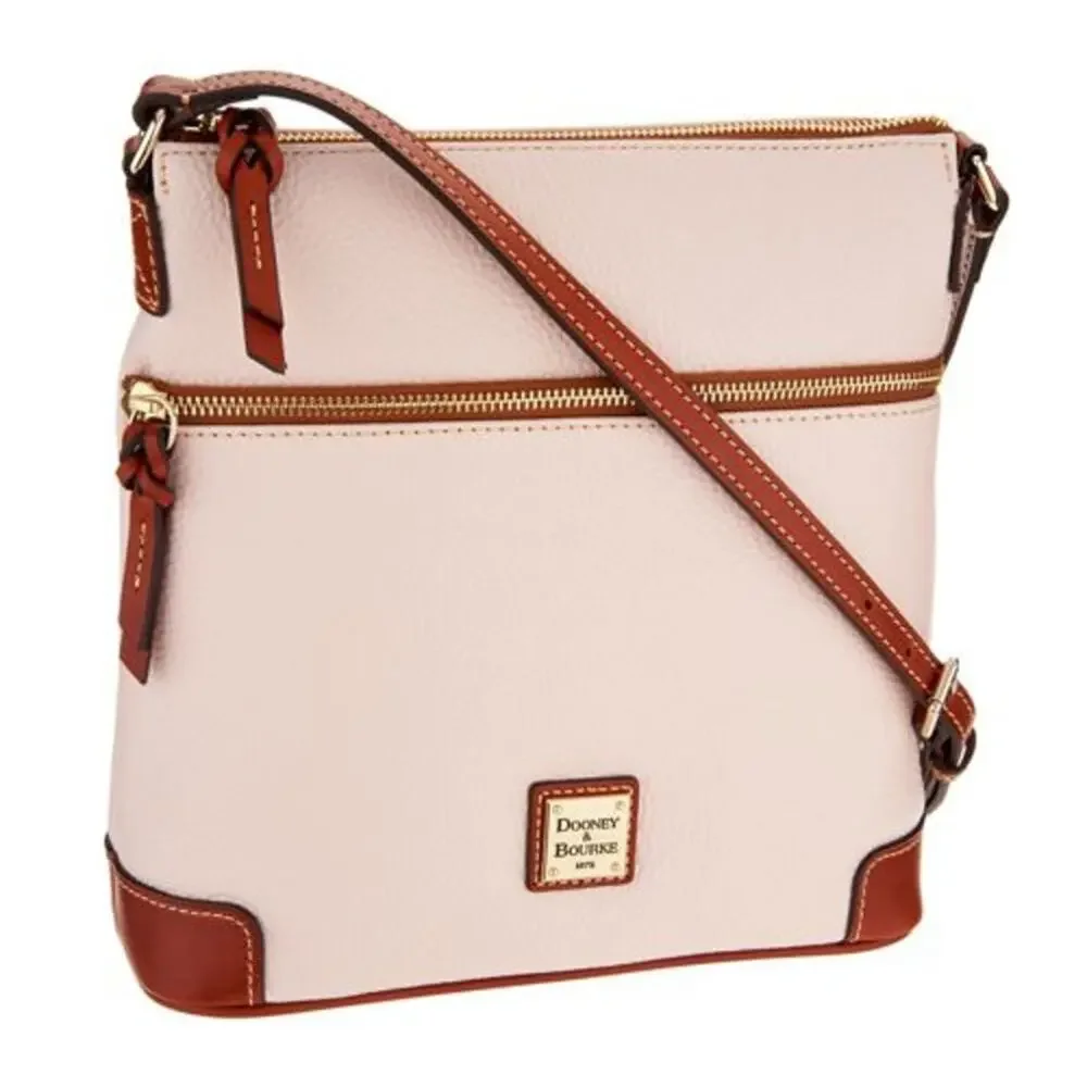 Dooney & Bourke Pebble Leather Crossbody Purse Black